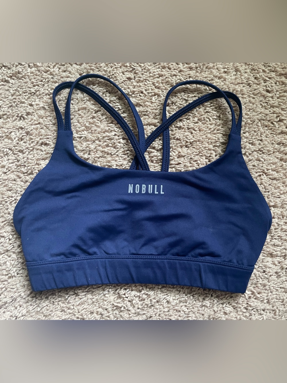 NOBULL Deep Navy Cross-Back Sports Bra